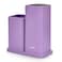 Fissman Kitchen Knife And Utensil Organizer 10X10X23 And 10X10X17cm Lilac (Plastic)
