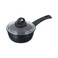 Illa Cook On Rock Granite Casserole With Pyrex Lid - 16 Cm - Black