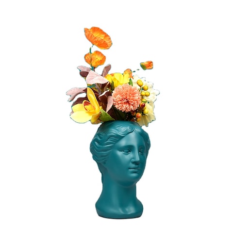 ZK Decoration Venus Flower Creative, Home Furnishing Head Portrait, Decoration Ornaments, Porcelain Handicraft Vase.