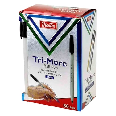 Montex Trimore - 50 Ball Pen 1.0mm