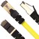 CAT8 Cable, S/FTP Shielded Ethernet Wire Supports Bandwidth up to 2GHz/2000MHz Snagless Gold RJ45 Connections 1M