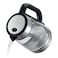 Kenwood Electric Kettle ZJG08.000CL, 2200 W, 1.7 L, Black and Silver, Glass, Cordless