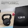 YALLA HomeGym Cast Iron Rubber Coated Kettlebell Floor Friendly Kettlebell 4KG