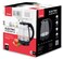 Avion Electrical Glass Kettle, 1.8 Liter, Glass Body, Cordless, 360&deg; Swivel Base, Power Cord Storage, Auto Cut-Off Function, LED Indicator, 1500 Watts