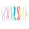 Anself-Mini Hair Bands Soft Elastic Bands for Kids Girls Hair Braiding Disposable Hair Bands for Fine Hair