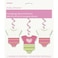 Pink Polka Dot Hanging Decorations