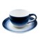 Shallow Reactive Scandi C.C &amp;Saucer 90Ml Blue