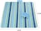 Waterproof Foldable Outdoor Camping Mat Widen Picnic Mat Plaid Beach Blanket Baby Multiplayer Tourist Mat 145X180cm, Blue