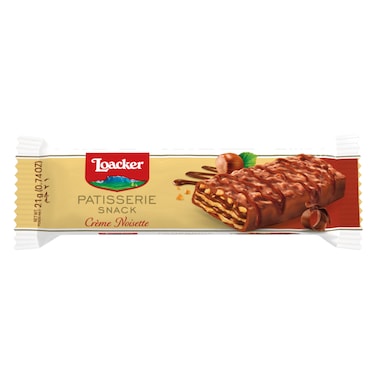 Loacker - Patisserie Snack Creamy Hazelnut Wafer 21g