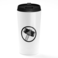 Loud Universe - Thor White Travel Tumbler Thor Hammer Icon Thor Logo Stainless Steel Tumbler with Black Sip Lid