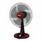Tornado Desk Fan 16 inches - 4 blades - Red and Black - TDF16