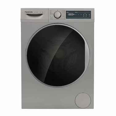 غسالة NA-127VB7 تحميل أمامي من باناسونيك 1200 لفة، 7 كيلوجرام - فضي