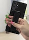 Samsung Galaxy S23 Ultra Grip Case Magnetic Kickstand Cover with Foldable Hand Strap Black