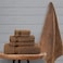 Comfy 550 GSM Set of 6 100% Cotton Towel Set - Brown