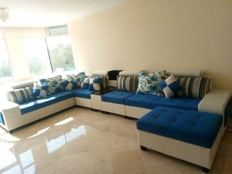 Living Room Sofa - Sofa set - Fashion Fabric Sofa - Combination Set - Cafe Hotel Furniture - Simple Leisure Sofa