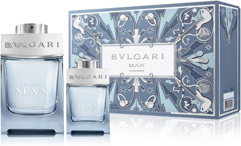 Bvlgari Man Glacial Essence Eau De Parfum 100ml + 15ml Set