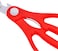 Delcasa 3-In-1 Kitchen Scissor With Stainless Steel Blades, 20 cm X 9 cm Size, Red