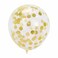 Gold Confetti Balloon Pack of 5