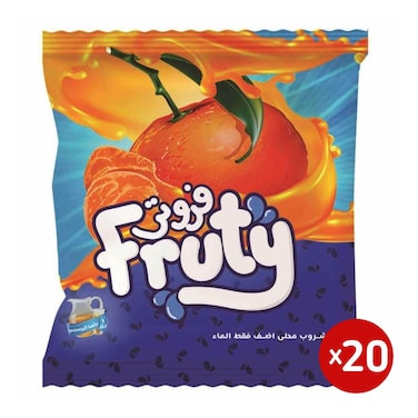 فروتي مشروب بودرة يوسفي، 12 جم - عبوة من 20