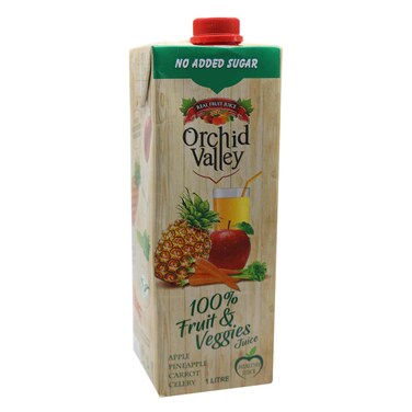 Orchid Valley 100 Fruit And Veggies Juice 1L