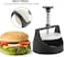 Hamburger Press, Burger Presses Hamburger Press for Griddle, Hamburger Press Patty Maker Paper Stainless Steel Black for Kitchen Use