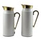 Avci Home Maker SLM Vacuum Flask Set White and Gold 2 PCS
