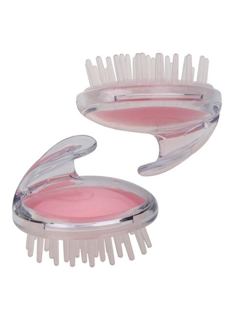 Generic Scalp Massage Brush Silver/Pink