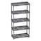 Cosmoplast Plastic 5-Tier Shelving Rack (90 x 45 x 185cm)