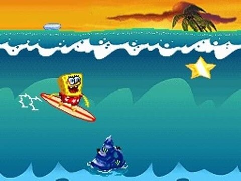 Thq Spongebob Surf &amp; Skate Roadtrip - Nintendo DS