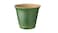 Plant pot, in/outdoor green, 19 cm