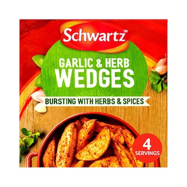 شوارتز بطاطس ويدجز بالثوم والأعشاب 38 جم