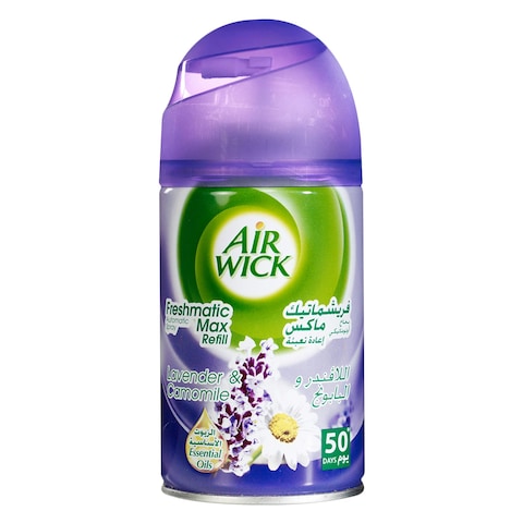 Buy Air Wick Essential Oil Freshmatic Refill Lavender And Camomile 250ml in Saudi Arabia