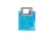 Transparent Clear Nylon Gift Bag High Quality PVC Handled Gift and Shopping Bag (Blue, 16x18x9 cm) - Pack of 12