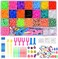 Samdone 5300PCS RUBBER BANDS RAINBOW COLORFUL LOOM SET CHILDREN BRACELET MAKING KIT