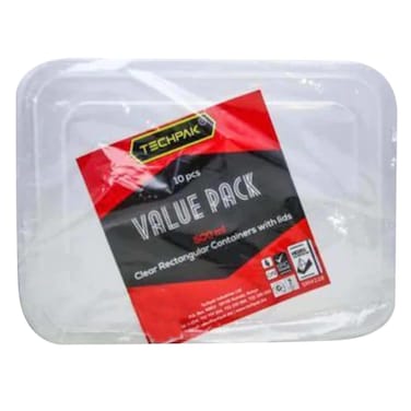 Techpak Clear Punnets 5X7/1000 Lid