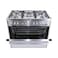 Bertazzoni Full Gas Cooker PRO905GGVLXC Silver