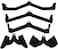 HARLEY FITNESS LAT PULLDOWN CABLE ATTACHMENTS SET (5 PIECES)