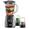 Black &amp; Decker Glass Jar Blender BX440G-B5, 400 W, Black