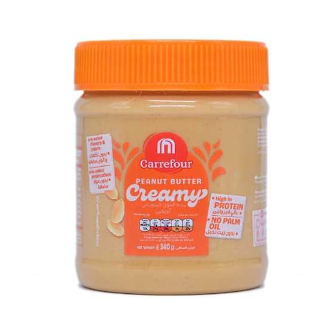 Carrefour Creamy Peanut Butter High in Protein 340g