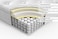 Vital Pocket Spring Mattress Double/Full - W 140 X L 200 X D 28 Cm