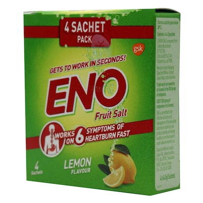 Eno Lemon Fruit Salt 4'S