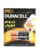 2-Piece AAA Alkaline Battery Black/Gold