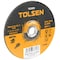 Tolsen,Depressed centre grinding wheel(metal),76305,180x6.0x22.2mm,5pc