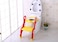 Eazy Kids Step Stool Foldable Potty Trainer Seat- Yellow