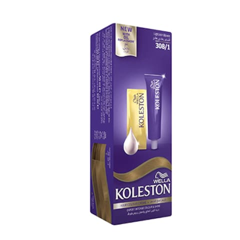 Koleston Natural Hair Color Light Ash Blond No 308 1 60ML