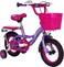 Vego Alexa Kids Bike 12 Inch With Rear Sidewheels, Purple