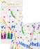 Party Time 1-Piece Candles and Confetti Design Happy Birthday Party Tablecloth Kids Birthday Party Decoration Table Cover Party Supplies