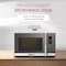 Nobel 23 Liters Microwave Oven Button Control, 60mins Setting Time, 5 Power Levels, Cooking End Signal, Defrost Setting With 1Year Warrenty NMO30D Black