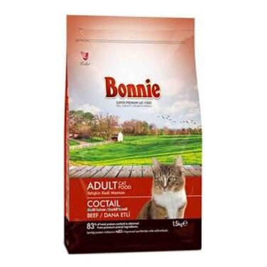 Bonnie Cocktail Adult Cat Food 1.5Kg