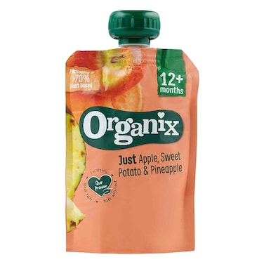 Organix Just Apple Sweet Potato And Pineapple Puree 100G